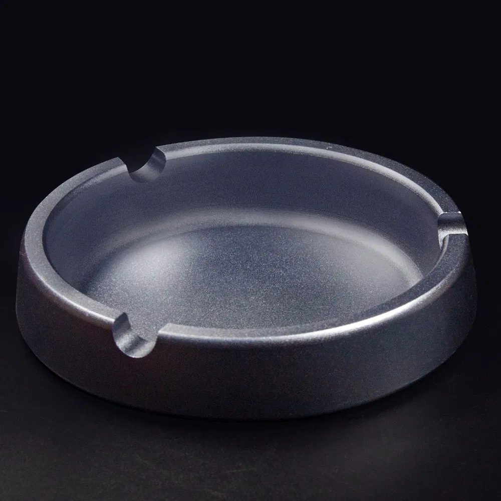 Luxury Anodized Aluminum Ashtray Featuring Unique Custom Logo Design