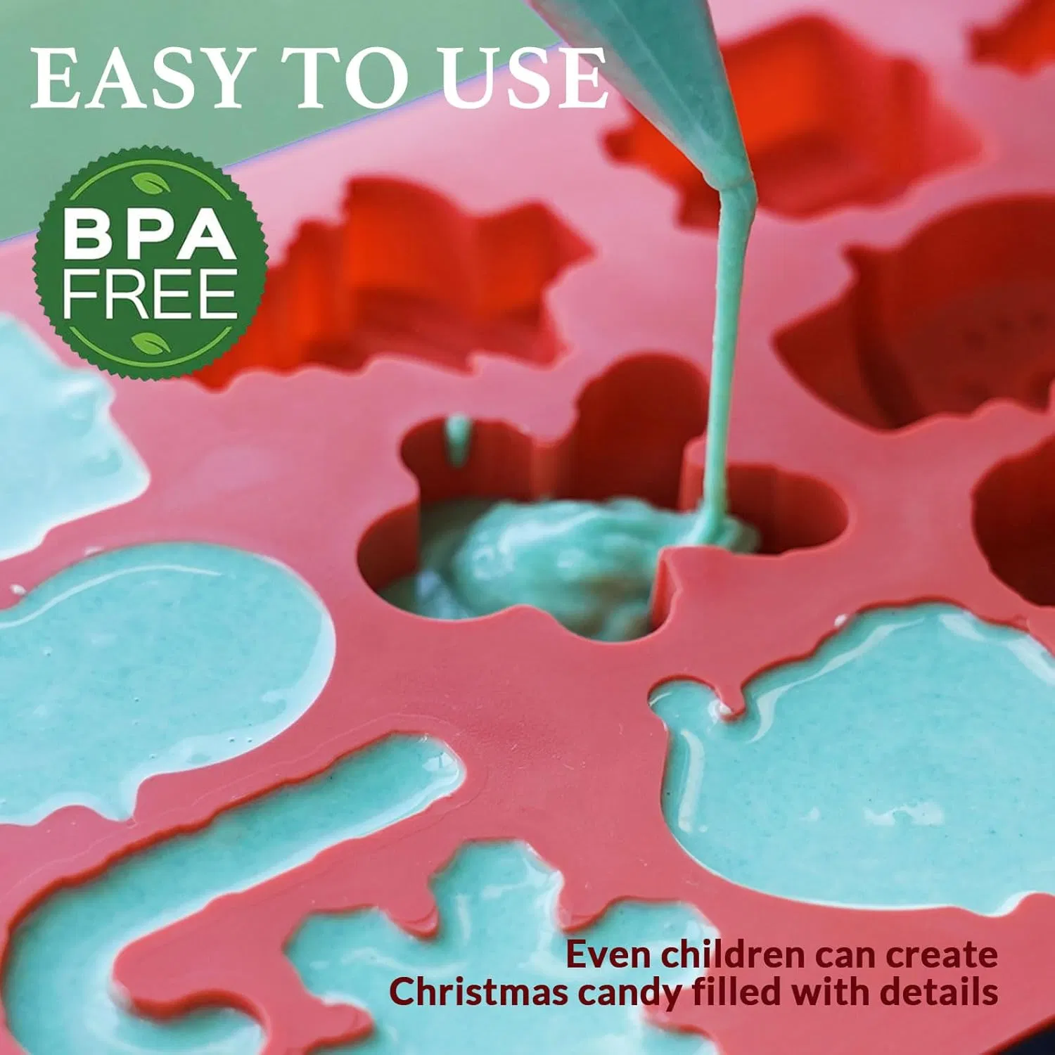 Christmas Tree Bear Resin Silicone Baking Mold