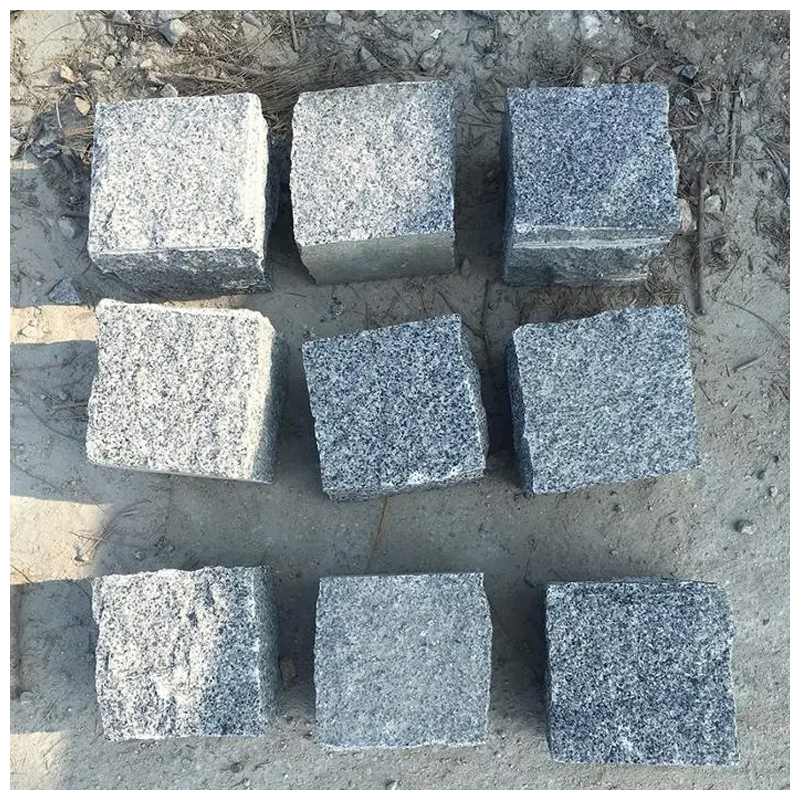 10X10X10 Cm G654 Dark Grey Granite Cubestone
