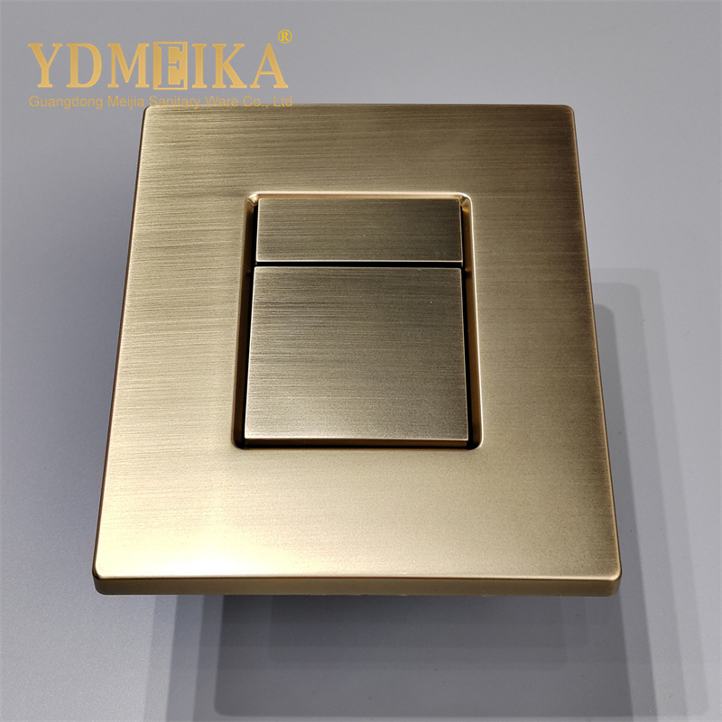 High Quality ABS Water Tank Toilet Dual Flush Button Square Concealed Cistern Flush Button Panel