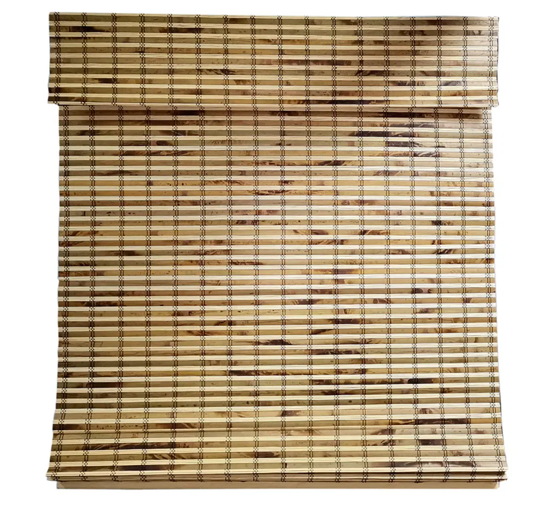 Corded or Cordless Bamboo Roman Window Blinds & Curtain