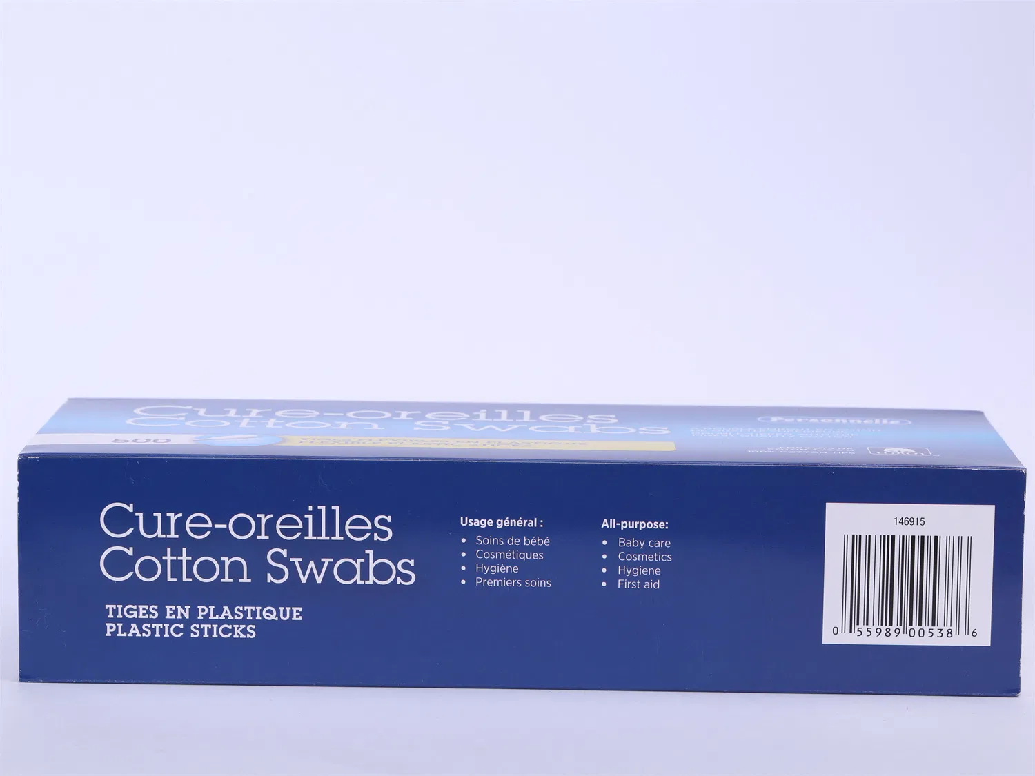 Sample Customization 500PCS Plastic Stick Cotton Buds Make up Remover Cotton Swab in Drawer Carton