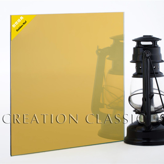 Clear Float/Tinted Reflective Glass with Euro Bronze/24K Golden/ Golden Bronze