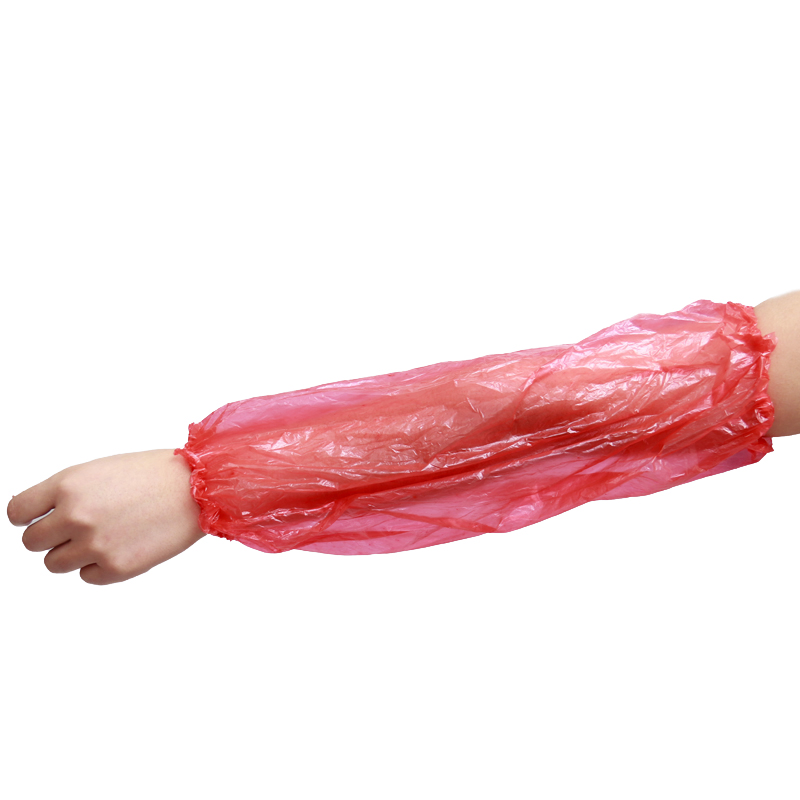 Disposable Plastic Arm Sleeve Cleaning Custom Color Plastic Sleeves