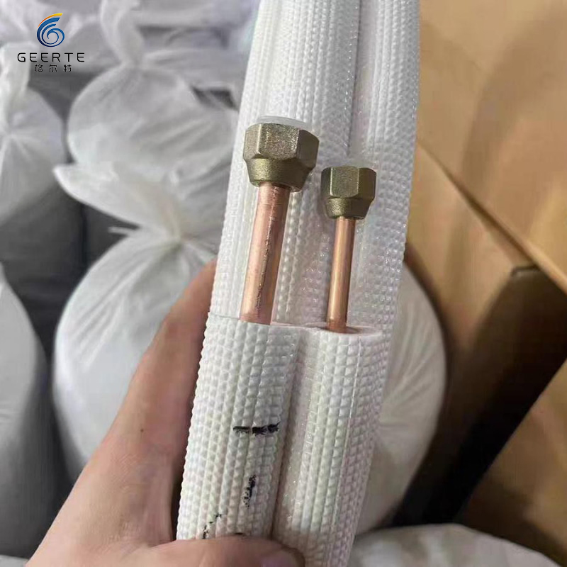 Universal Air Conditioner Refrigeration Spare Parts Insulated Copper Pipe Tube