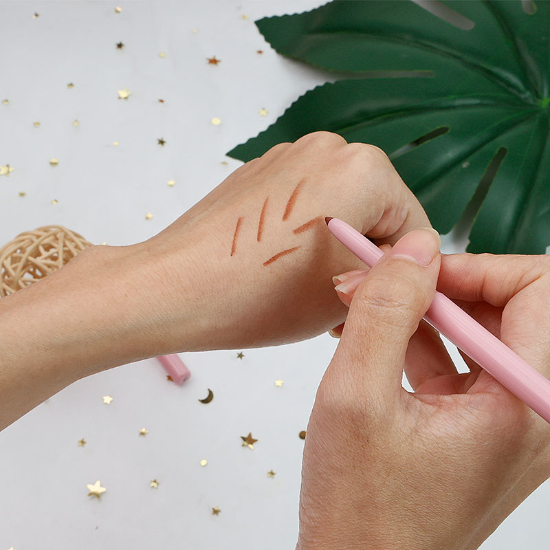 Popular Retractable Lip Liner Nude Tube Vegan Brown Cream Lip Liner