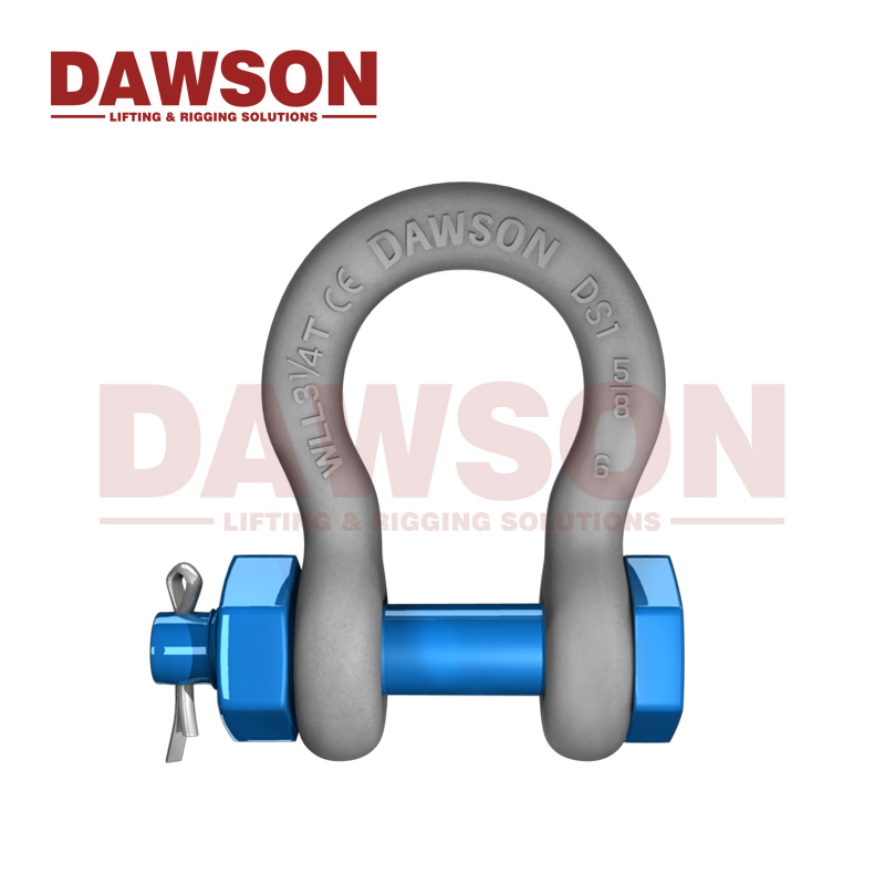 Dawson Hot DIP Galvanized Us Type Bow Shackle with Safety Pin