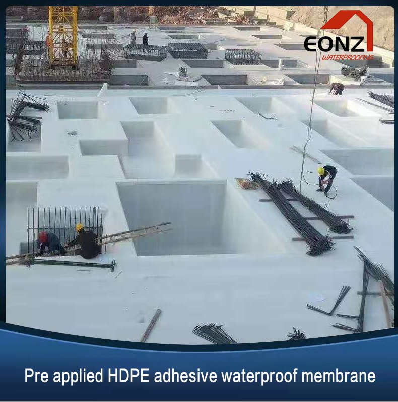 Post-Applied Slef-Adhesive HDPE Waterproof Membrane (for Basement)