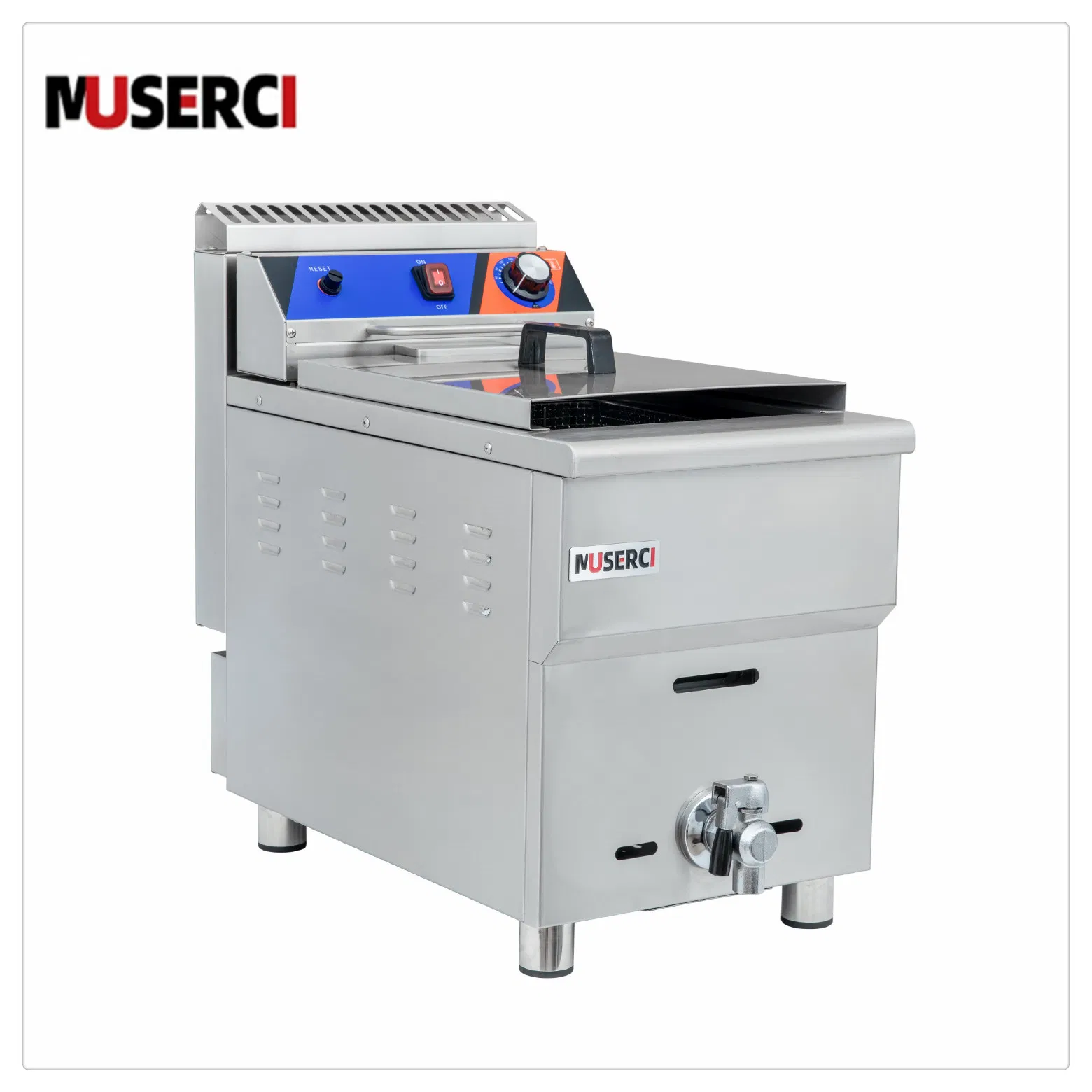 Versatile Fryer with Safe Operation and Non-Stick Basket