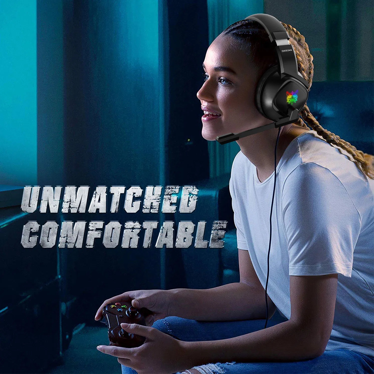 Игровые наушники Onikuma K19 с микрофоном