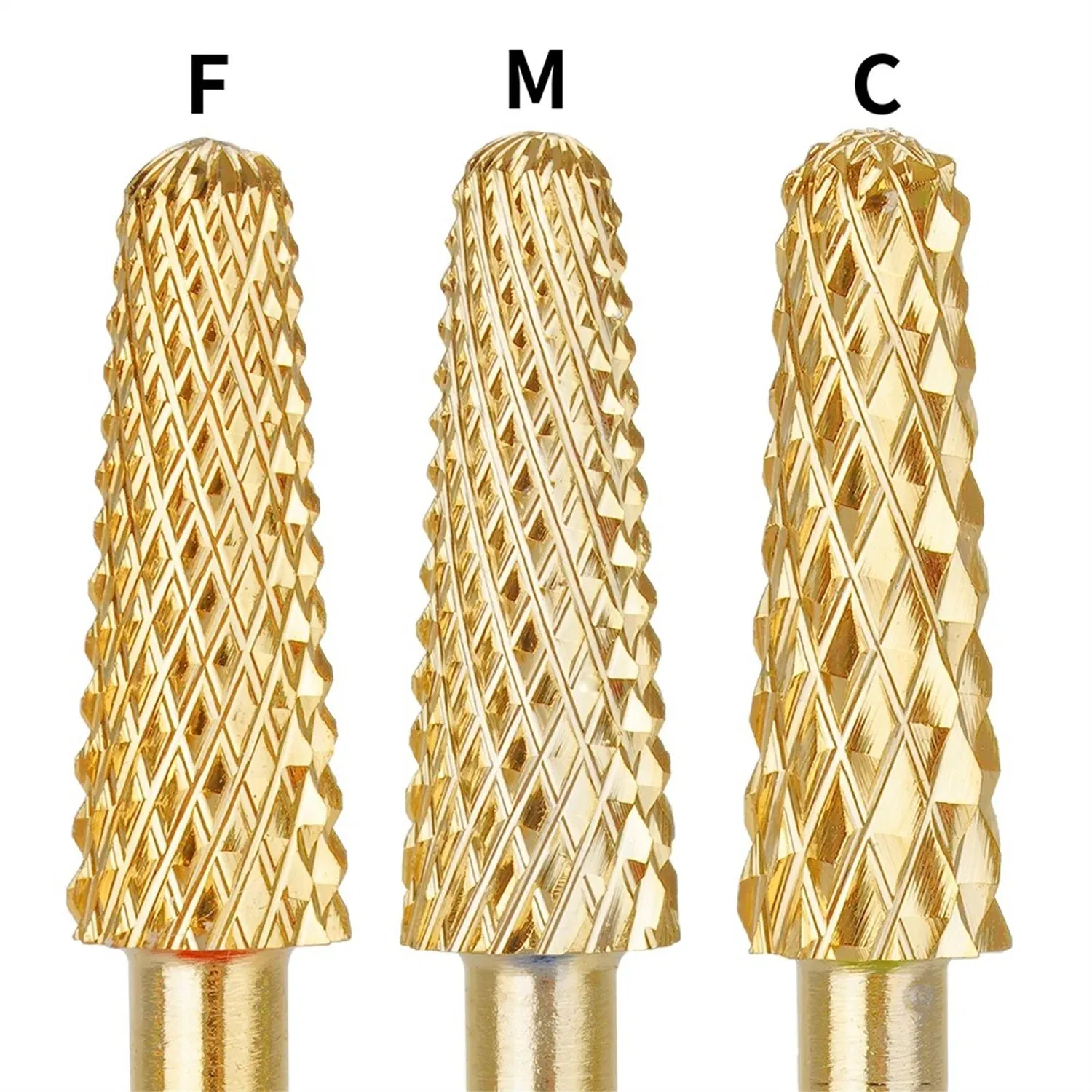 2.35mm Carbide Nail Drill Bit Small Cone Bit Remove Gel Nail Care Cuticle Drill Bits Efile Accessories Tungsten Carbide