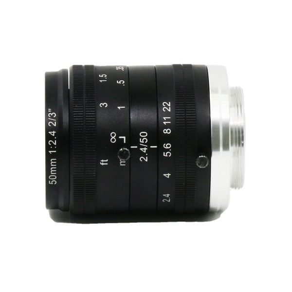 Объектив C-Mount 50mm F2.4 10MP для машинного зрения