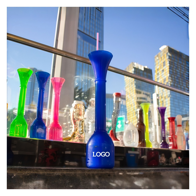 Пластиковый пивной бокал с логотипом 24-50 унций