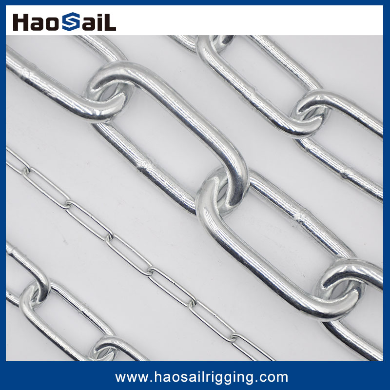 DIN 5685 Welded Galvanised Short/Long Link Chain