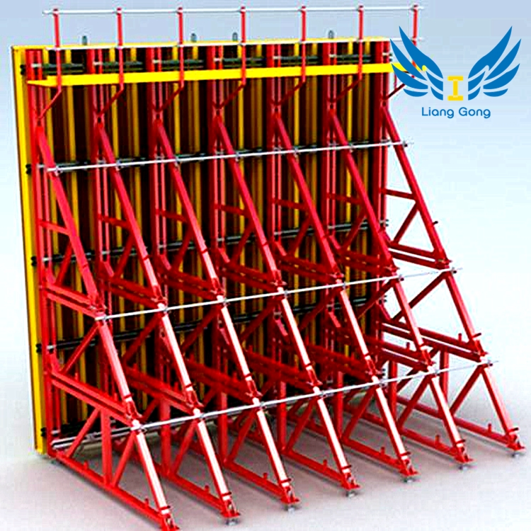 Lianggong Supporting System Single-Side Bracket for Construction Wall Formwork Pouring