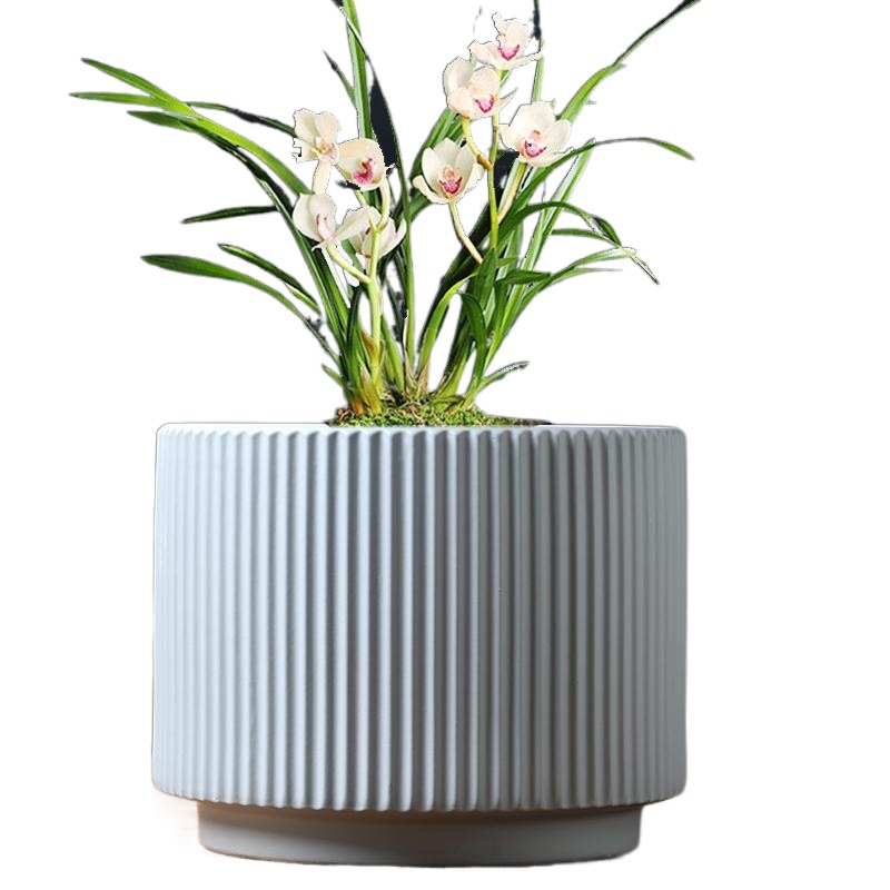 Горшки керамические белые для растений