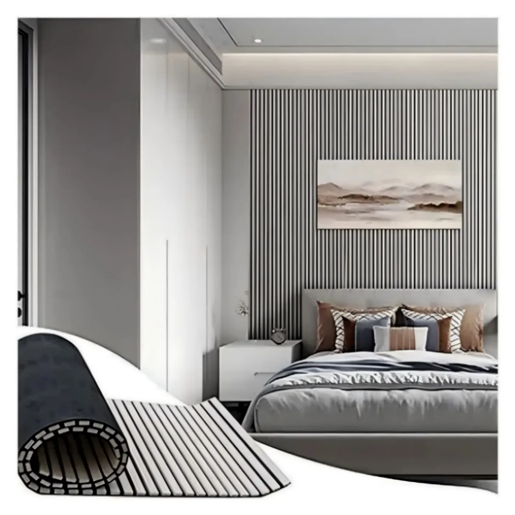 CE Color of Wooden Acoustic Panels for Interior Wall Decoration Wood Slat Paneling 3D Soundproof Wall Panels Global Hot Sold