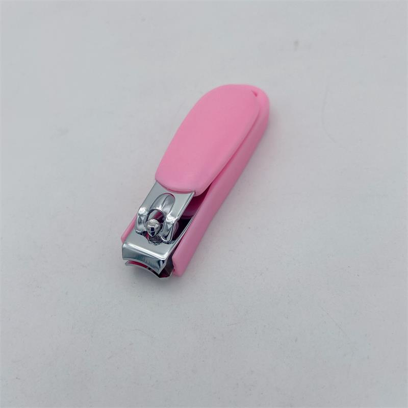 New Design Curved Blade Nail Clipper with Plastic Tray to Collect Nails