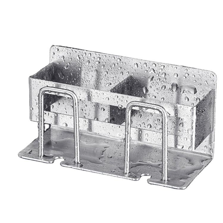 Wholesale Showroom Self-Adhesive Stainless Steel Toothbrush Holder