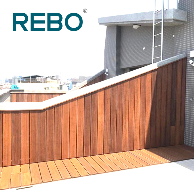 Fireproof Eco-Friendly Bamboo Outdoor Decking Flooring Board