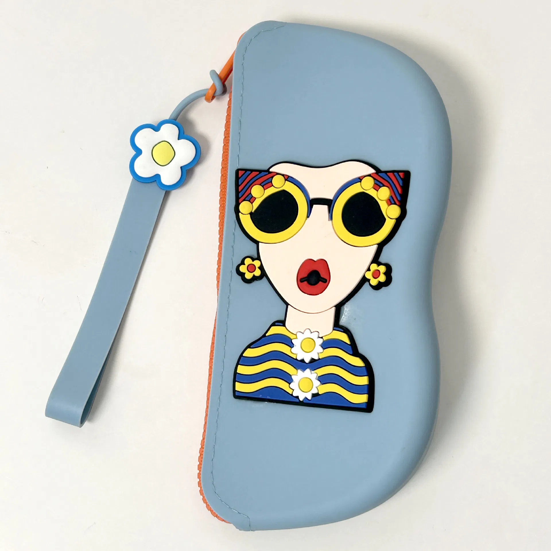 Sunglasses Storage Bag Portable Storage Bag Glasses Bag Drop-Proof Silicone Storage Box Hangable Waterproof Glasses Portable Case