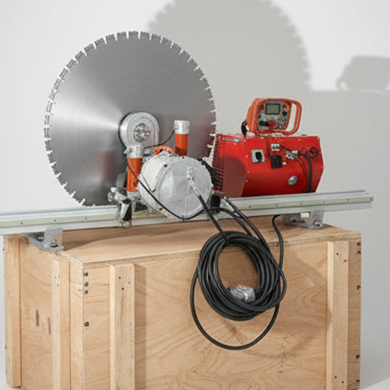 Safety Protected High Frequency Wall Saws Cutting Machine for Operator Security