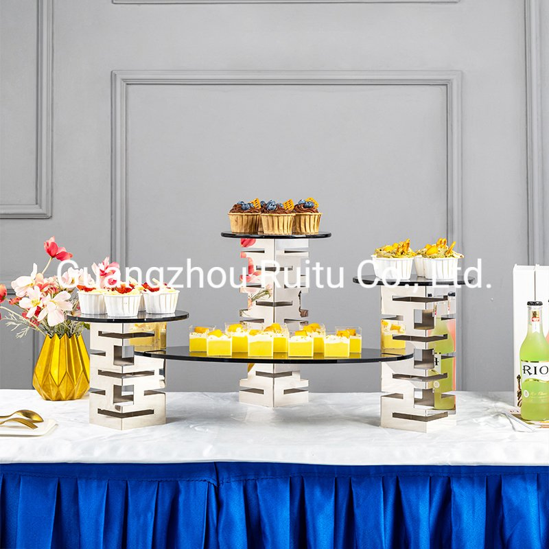 Декоративная подставка для десертов Golden Dessert