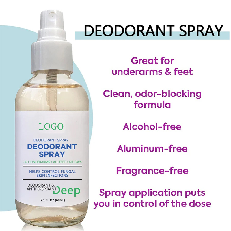 Factory Wholesale Natural Deodorant Spray Long-Lasting Fragrance to Remove Odors Men's and Women's Body Deodorant Antiperspirant Spray