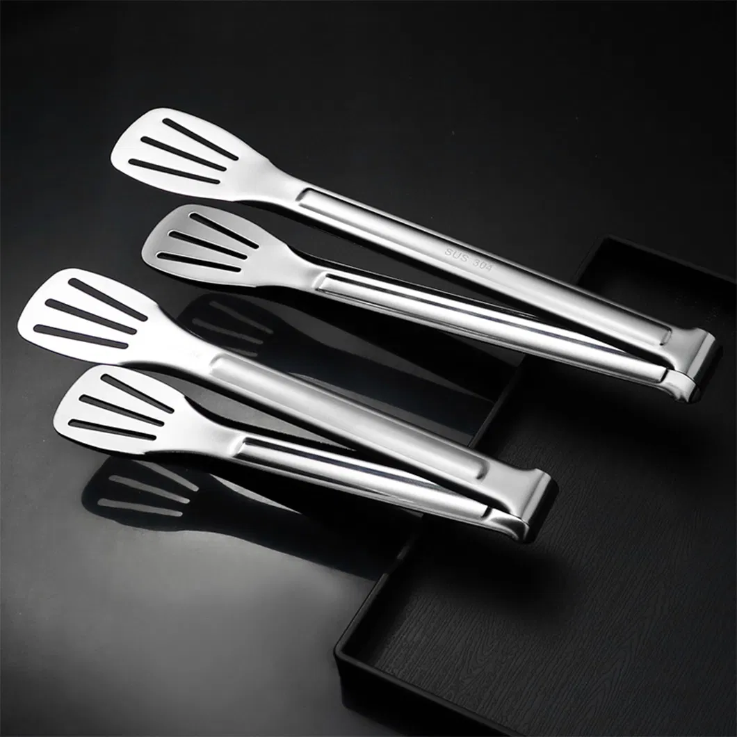 BBQ Tool Kitchen Tongs Cooking Tongs 304 Stainless Steel Food Tools Barbecue Tongs