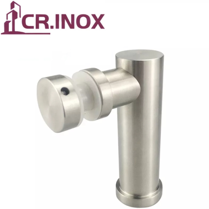 Stainless Steel 90 Degree Glass to Wall Connector