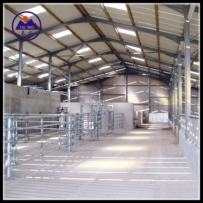 Prefabricated / Prefab Steel Structure Material/Warehouse / Workshop / Construction Building for Chicken House and Egg Layer Poultry Farm (TW1082J)
