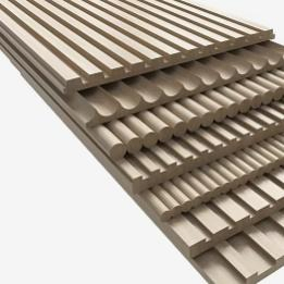Ceiling Aluminum Composite Wood Insulated Panel Fluted Gypsum Board Wallpanel