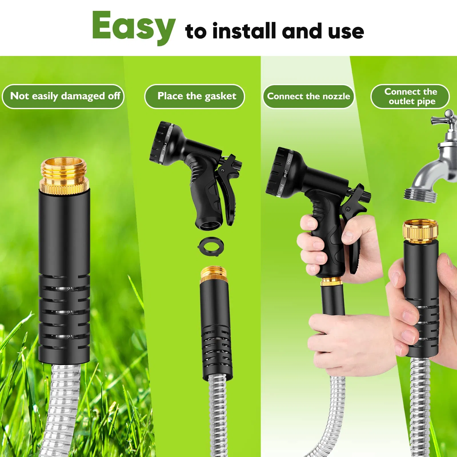 Hot Sale Stainless Steel Heavy Duty Water Durable Lightweight Proof Garden Hose