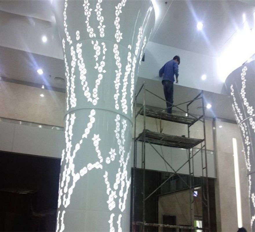 Customized Curved Cylindrical Aluminium Curtain Wall 2