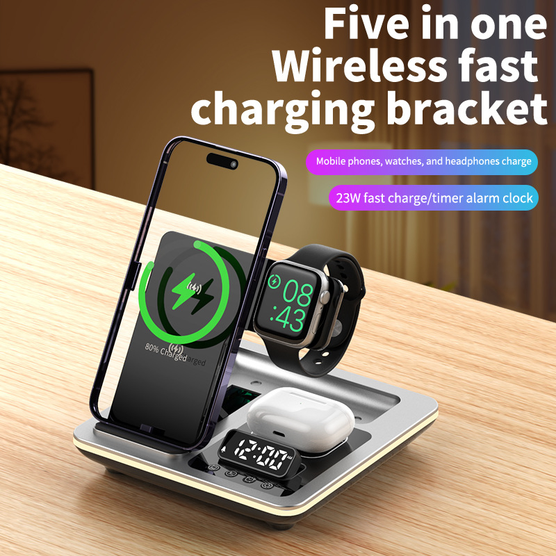 Беспроводная зарядная станция 3 в 1 для iPhone, Apple Watch и AirPods
