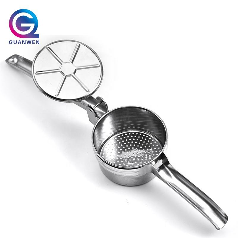 Kitchen Tool Potato Ricer Large 31oz Stainless Steel Potato Masher for Smooth Mashed Potatoes Baby Food Ricer