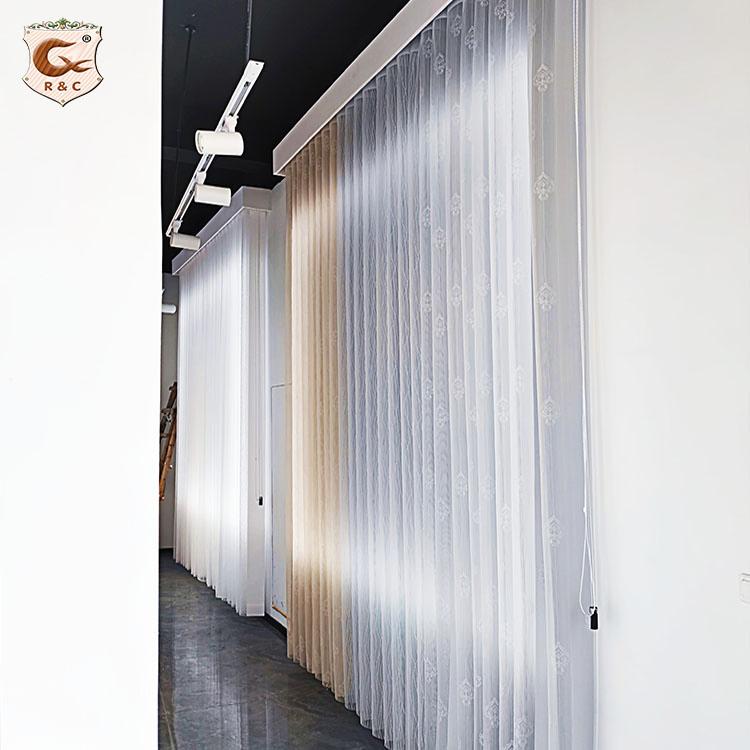 Manufacture High Quality Elegant Hanas Dreamlike Blinds Vertical Sheer Curtain