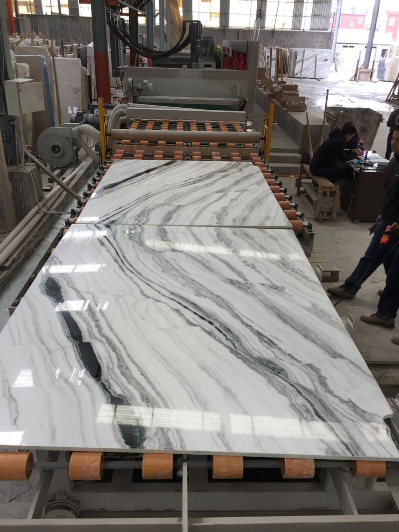 Natural Marble Stone Panda White Marble Slabs for Flooring/Bathroom/Table Countertop Manufacturer