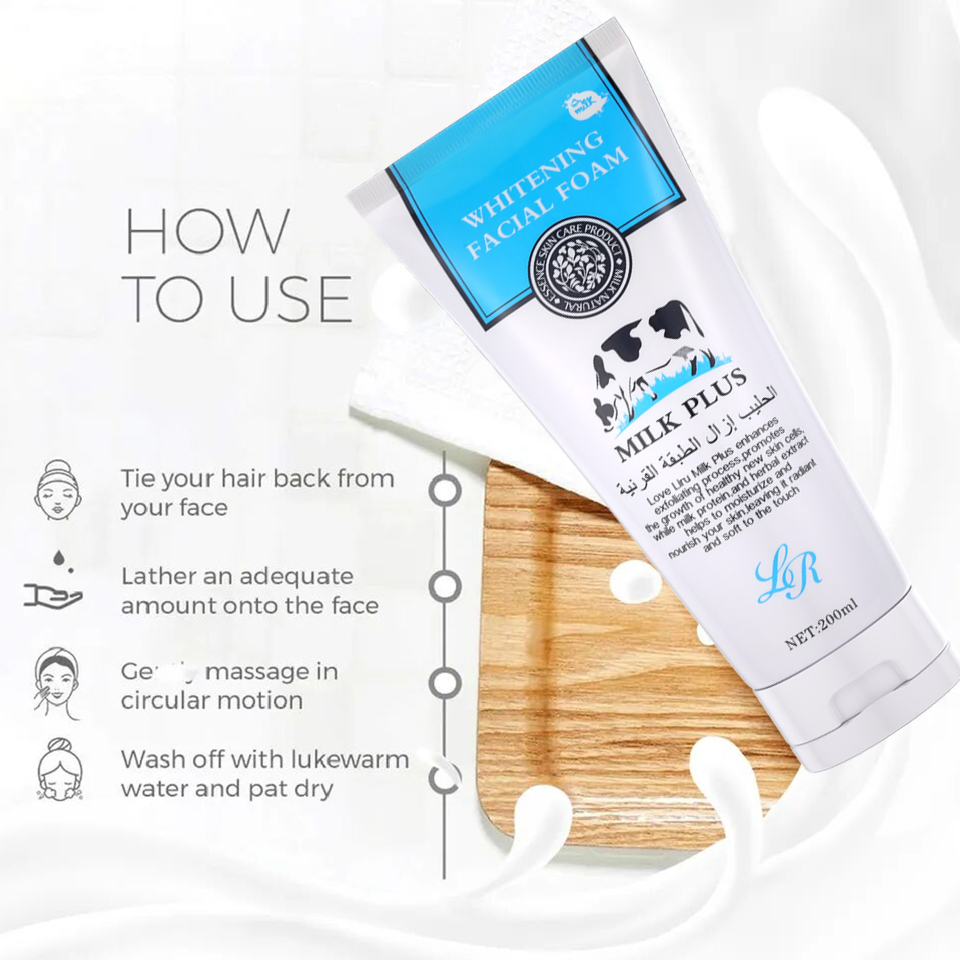 Radiant Glow Deep Cleansing Milk for Skin Brightening