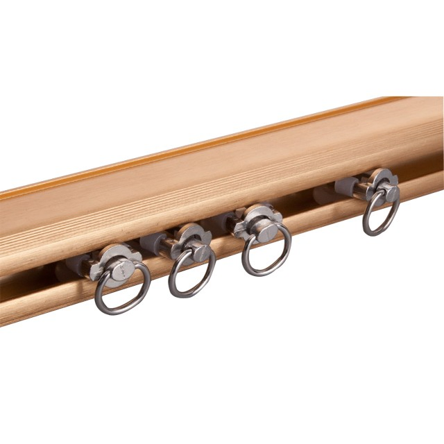 Flexible Customized Size Building Decoration Aluminum Curtain Track Pole