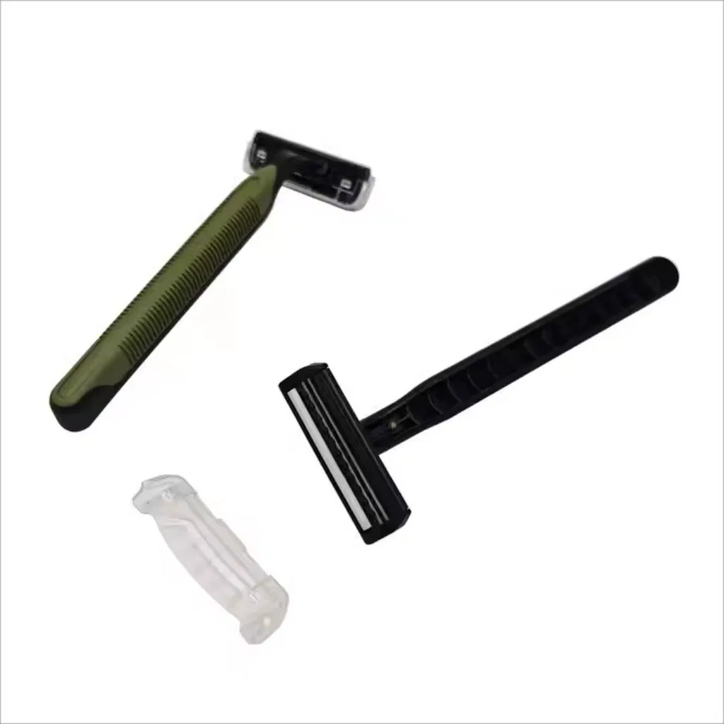 Wholesale Hotel Disposable Razor with Twin Stainless Steel Blade