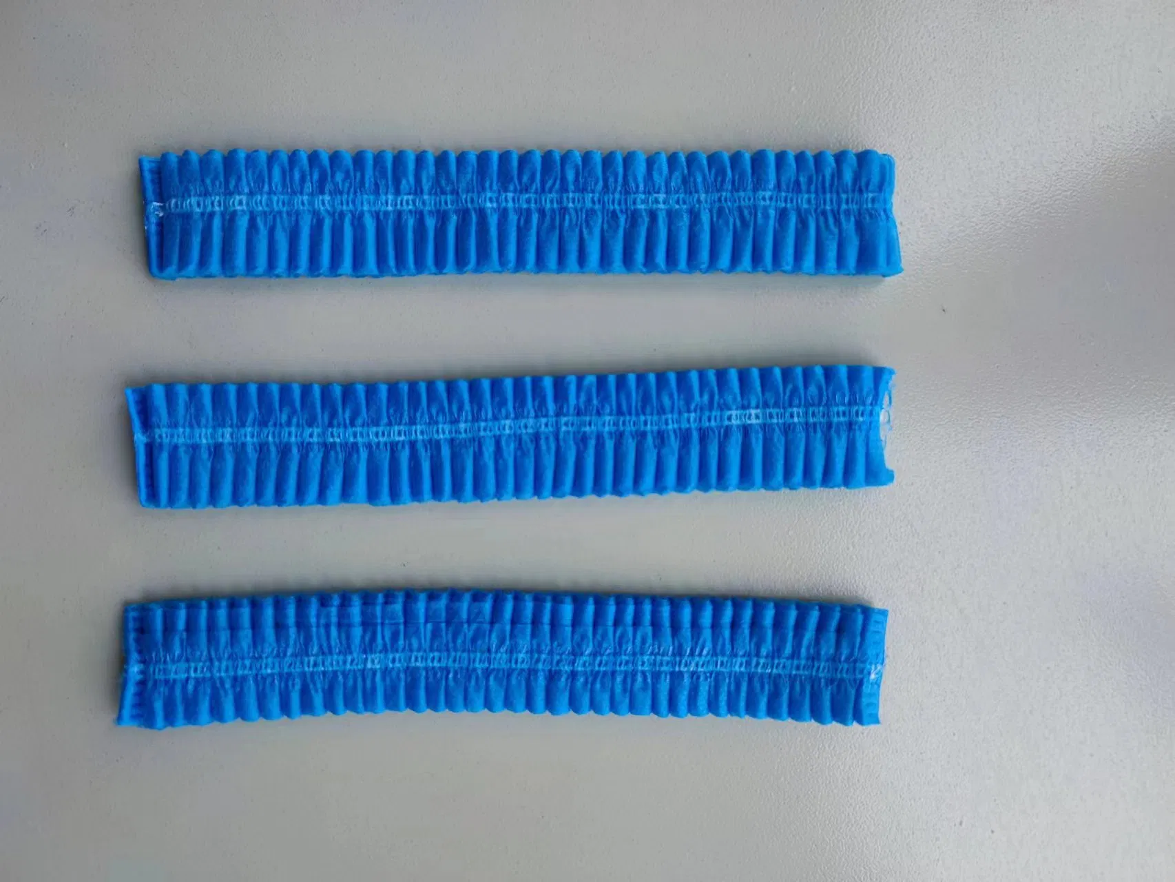 Dust Proof PP Round Cap Blue Bouffant Bar Cap Disposable