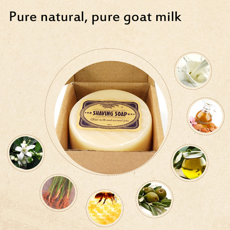 Custom Shaving Soap with Goat Milk for Men