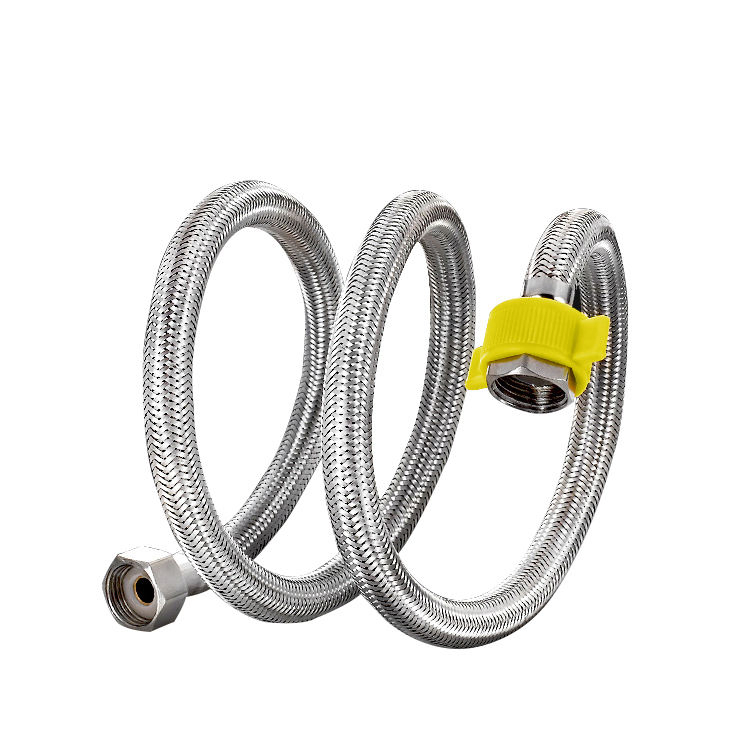 304 Stainless Steel Braided Hose Water Inlet Hose for Basin Kitchen Hot and Cold Water Pipe 60cm