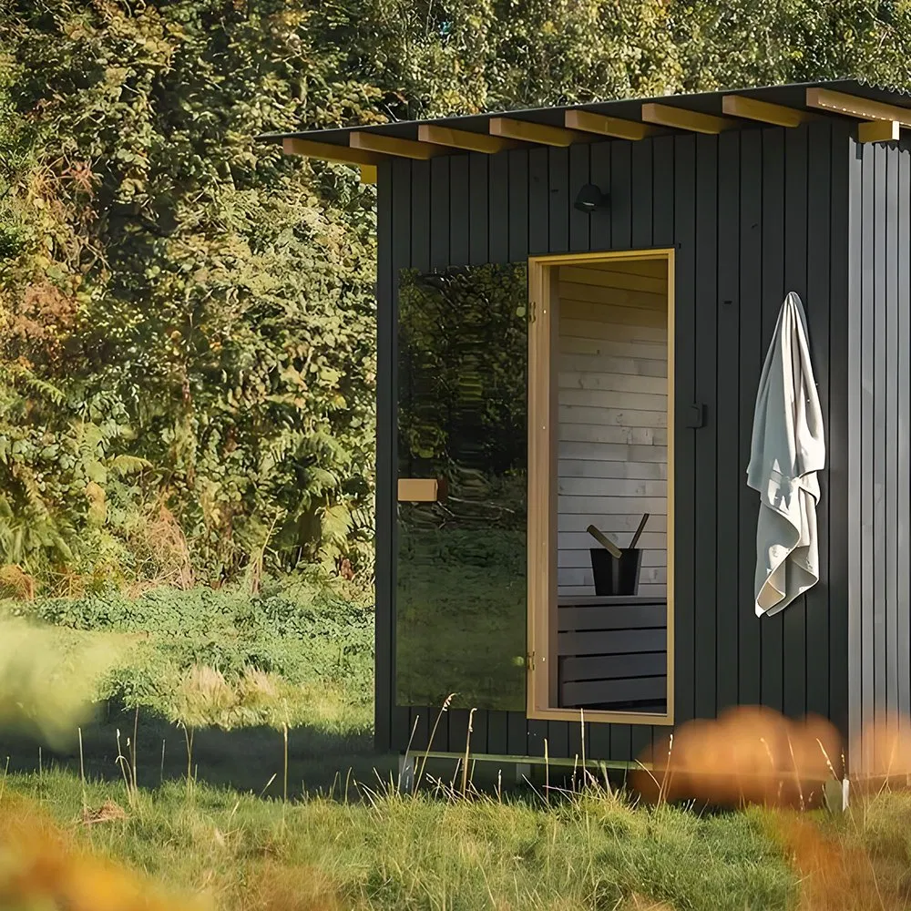 Уличная квадратная сауна для 4-6 человек