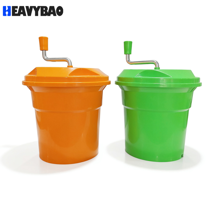 Heavybao Industrial Catering Hotel Restaurant Kitchen Vegetable Salad Manual Dryer Spinner
