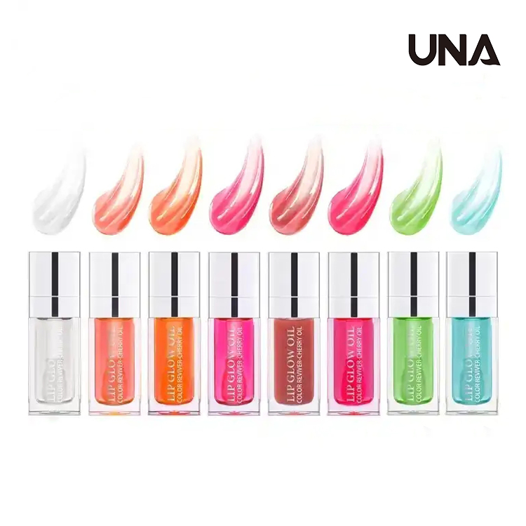 Custom Logo Crystal Jelly Moisturizing Lip Gloss Makeup Sexy Plump Lip Glow Oil