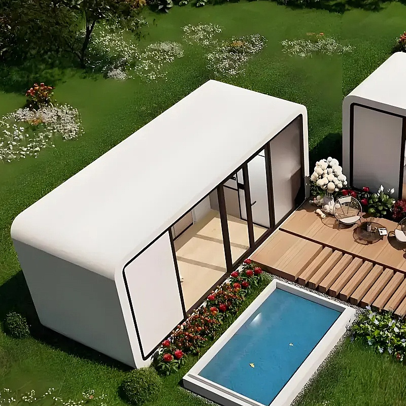 Customizable Wind-Resistant, Shock-Resistant, Moisture-Resistant, Mobile Home and Apple Capsule House - Container Pod Prefab Hotel for Scenic Tourist Sites