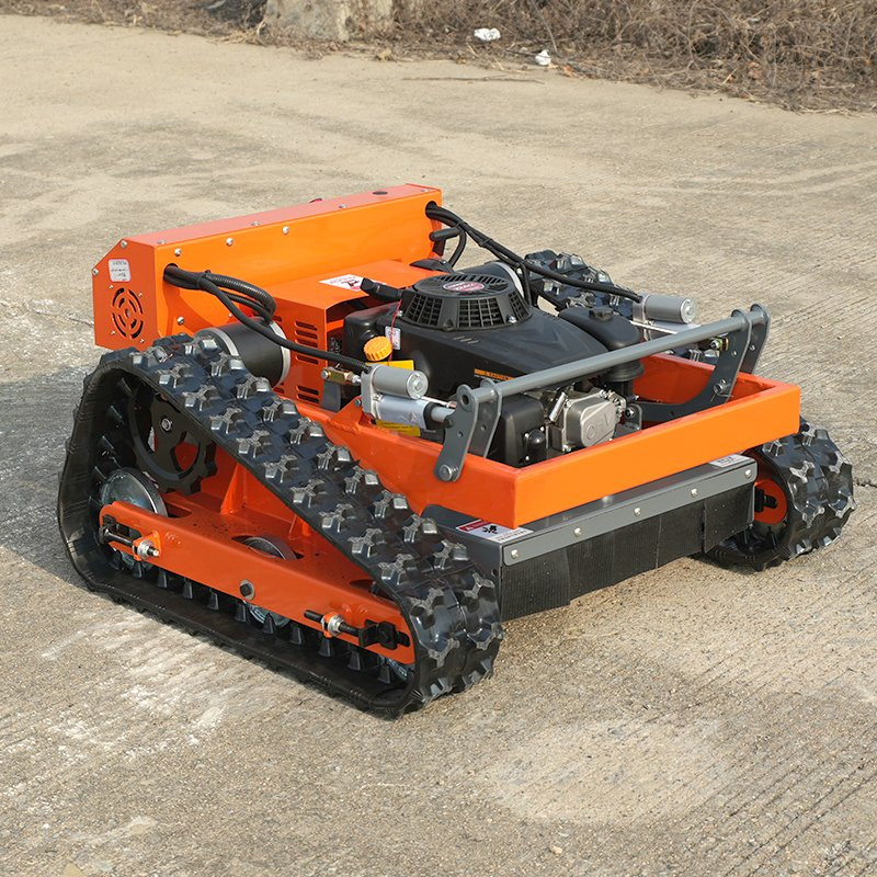 Multifunctional Remote Control Wheel Grass Cutter 4-Stroke Robot Small Robotic Garden RC Lawn Mower