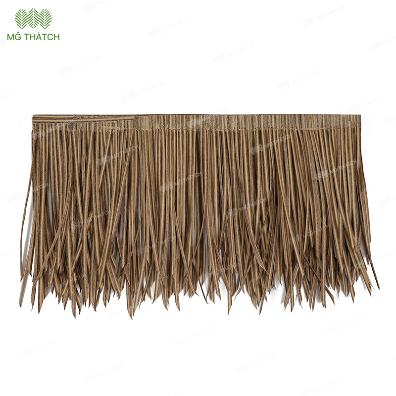 Fire Rated & UV-Proof Plastic Synthetic Palapa Thatch Panel Artificial Thatch Roof